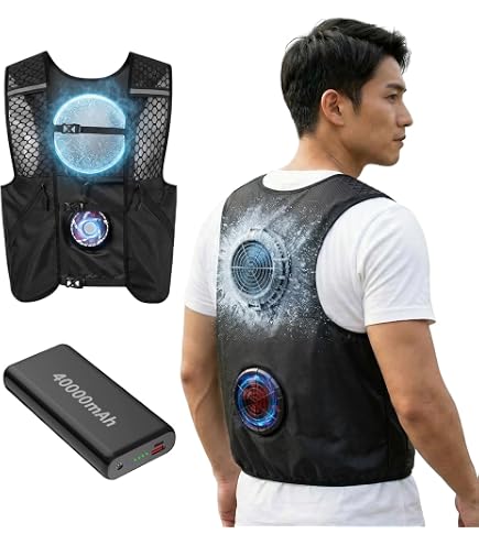 Amazon.co.jp: ペルチェ ベスト 超大冷却面・2つ冷却ブレート付き
